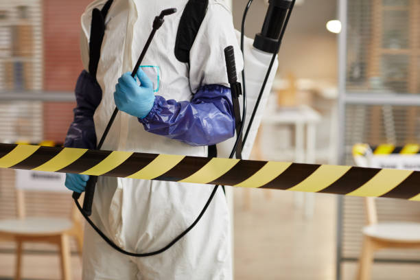 Professional Biohazard Cleanup technician working in Camp Murray, WA
